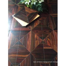 Never Simple Style Indonesia Rosewood with Flower Parquet Flooring